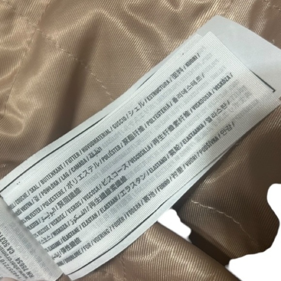 Abercrombie & Fitch Tan Oversized Shirt Jacket Size Medium Shacket - Picture 14 of 16